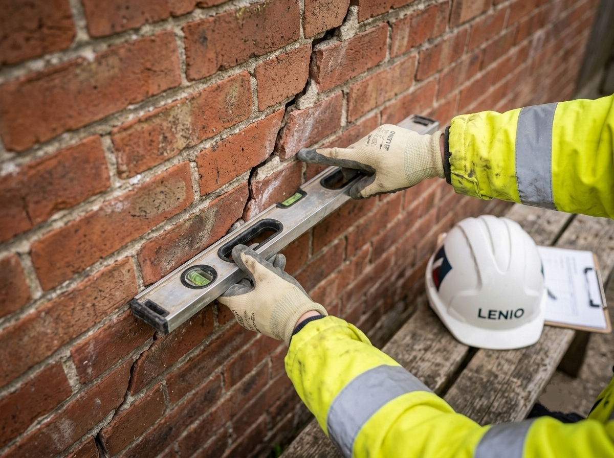 Structural engineer carrying out an independent structural survey in London